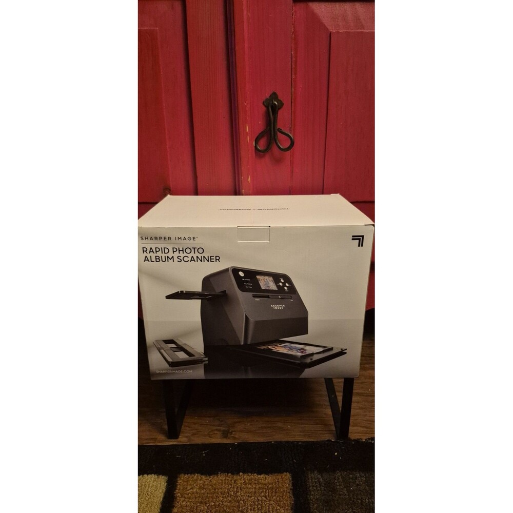 Sharper Image Rapid Photo Album Scanner Digital Picture Film Slide Converter New